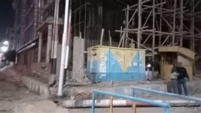 إعادة زرع عمود إنارة بالتل الكبير 