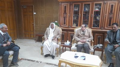 شوشة يلتقي مدير منطقة القناة وسيناء بالبنك الزراعى