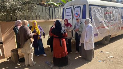 الكشف على 3642 سيدة في قافلة صحة بالسنبلاوين 