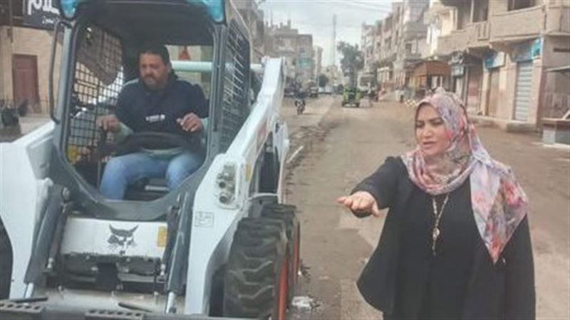جانب من اعمال النظافة