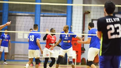 رجال طائرة الأهلي يفوز على الاتحاد السكندري بكأس السوبر 