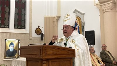 المطران جورج شيحان يترأس احتفال القديس مار مارون أبو الطائفة المارونية