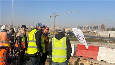 ربط محطة كهرباء محولات المنصورية بالهرم (صور) 