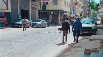 سطوع أشعة الشمس على ميادين وشوارع الإسكندرية 