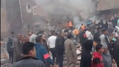 الحالة الصحية لمصابي حادث انهيار عقار دمنهور في البحيرة