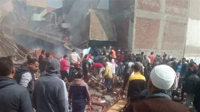 خروج 17 مصابًا في حادث عقار دمنهور المنهار من المستشفى وارتفاع عدد الوفيات لـ3 أشخاص 