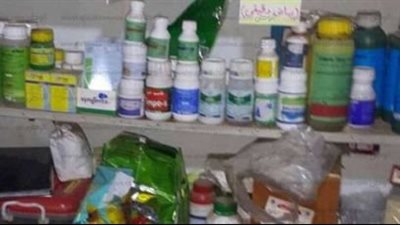 ضبط ١٠٣ طن مواد غذائية ومحاصيل زراعية في شمال الجيزة