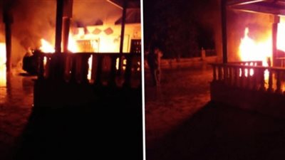 شاهد، لبناني يلقي 3 قنابل على منزل فتاة يحبها بعدما رفضته عائلتها (فيديو)