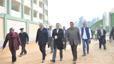 وزير التنمية المحلية ومحافظ الغربية يتفقدان مشروعات حياة كريمة بنهطاي (صور)
