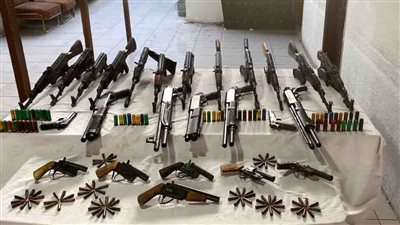 حملة أمنية بأسيوط تضبط 25 قطعة سلاح نارى وتنفذ 469 حكما قضائيا
