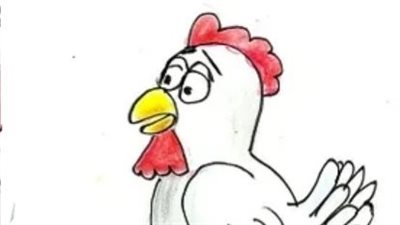 كاريكاتير ساخر جدا عن الفراخ