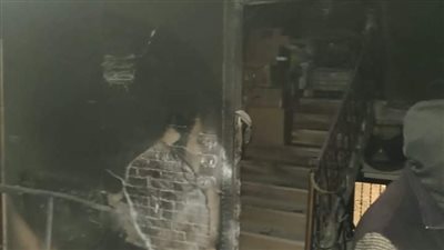 حريق بإحدى الفلل بمنطقة المعمورة في الإسكندرية (صور)