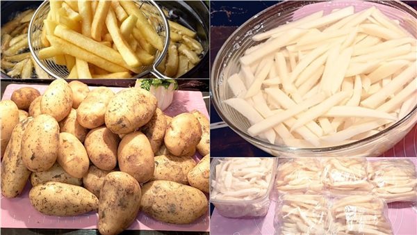 طريقة تخزين البطاطس المقلية لأطول مدة في الفريزر