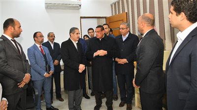 وزير التنمية المحلية ومحافظ الغربية يتفقدان مركز السيطرة الموحد