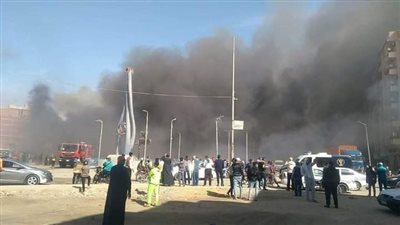 استدعاء مالك جراج للسيارات نشب به حريق في المرج