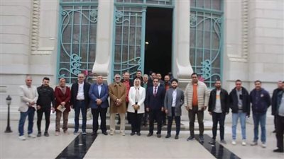 زيارة تفقدية لأعمال ترميم قصر الزعفران بجامعة عين شمس