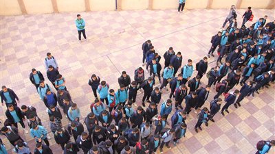 حضور ضعيف بالقليوبية في أول أيام الفصل الدراسي الثاني 