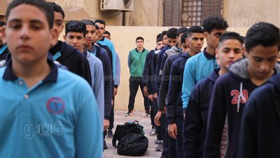 حضور مرتفع لطلاب القاهرة والجيزة في أول أيام الترم الثاني 2023 (صور)