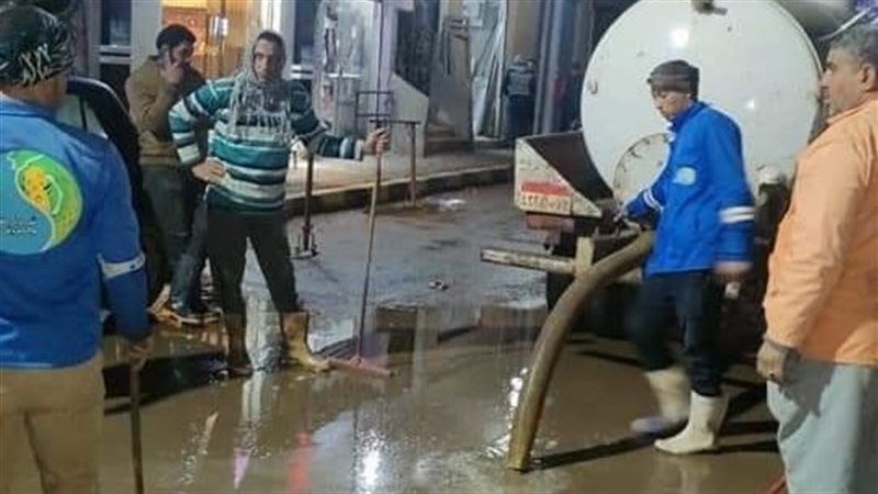 شفط تجمعات المياه
