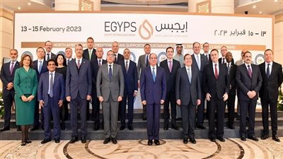 7 صور ترصد افتتاح السيسي لمعرض ومؤتمر مصر الدولي للبترول إيجبس 2023 