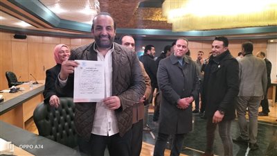 محمد شبانة يتقدم بأوراق ترشحه على عضوية مجلس الصحفيين فوق السن 