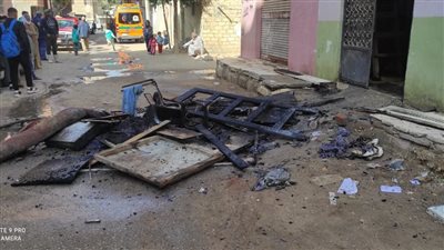 إخماد حريق داخل شقة في الإسماعيلية (صور) 