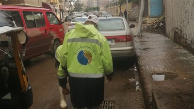 أمطار غزيرة على غرب الإسكندرية وخفيفة في وسطها (صور)