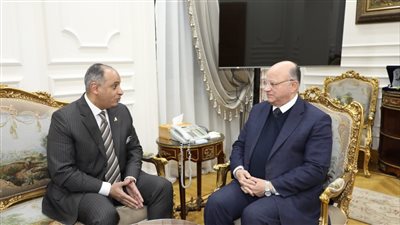 محافظ القاهرة يستقبل رئيس الاتحاد المصري للتايكوندو