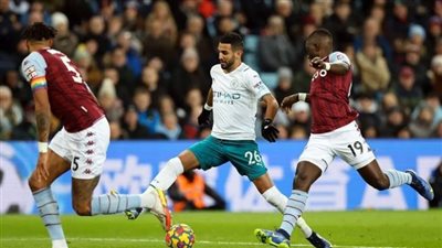 مباراة المان سيتي وأستون فيلا في منافسات الدوري الإنجليزي