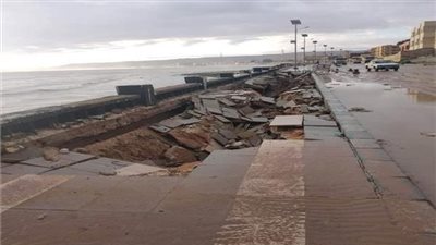 الري تكشف السبب وراء الهبوط الأرضي لكورنيش السلوم