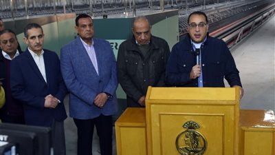 رئيس الوزراء: شركة الغزل والنسيج قوامها يعادل 40% من إنتاج مصر 