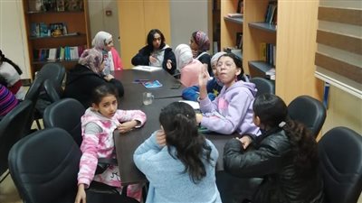 تنظيم تدريبات للأطفال وذوي الاحتياجات الخاصة بمكتبة مصر العامة بأسيوط 