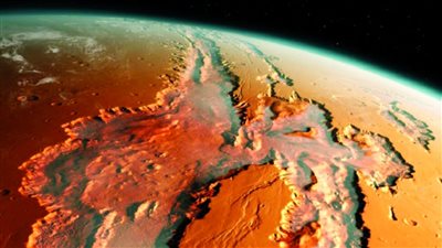 العثور على بقايا جليد قديم بالقرب من خط استواء المريخ