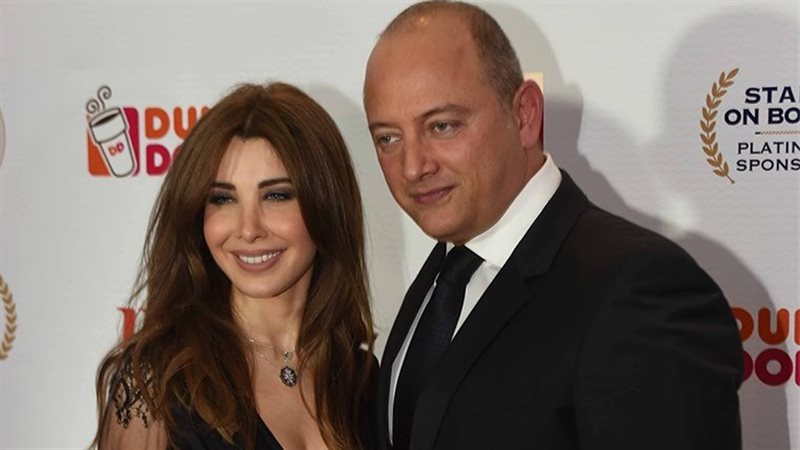 نانسي عجرم وزوجها،