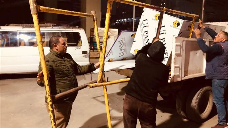 حملة اشغالات بالجيزة؛فيتو