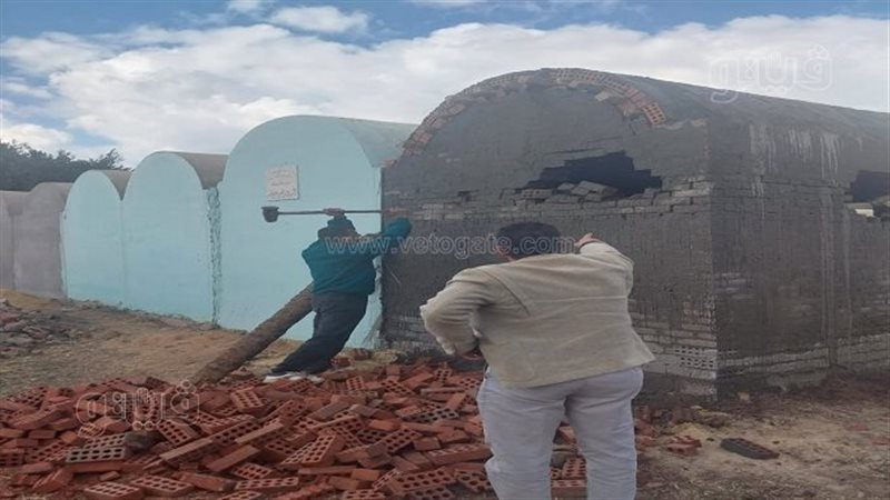 إحباط بناء مقابرمخالفة