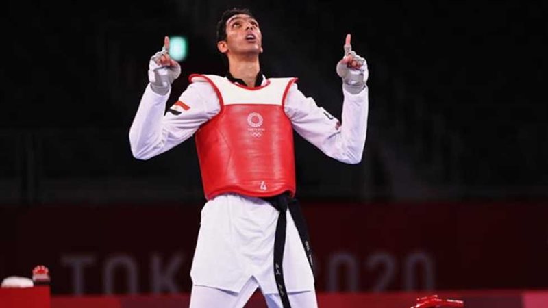 سيف عيسى بطل التايكوندو،