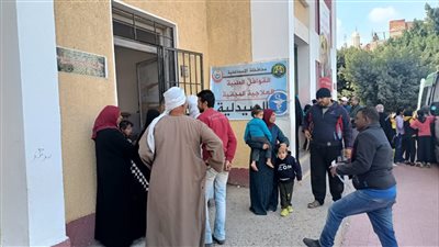 الكشف على 1564 مواطنا خلال قافلة طبية في الإسماعيلية 