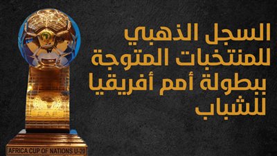 السجل الذهبي للمنتخبات المتوجة ببطولة أمم أفريقيا للشباب (إنفوجراف)