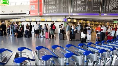 تعليق هبوط معظم الطائرات في مطار فرانكفورت الألماني