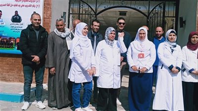 صحة الإسماعيلية تنظم قافلة طبية بقرية الأبطال بالقنطرة شرق
