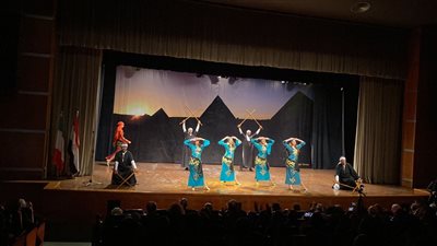 حفل فلكلوري مصري إيطالي ومعرض للرسوم المتحركة بمتحف الحضارة