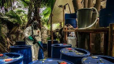 قوات الجيش المكسيكي تضبط أكبر مصنع مخدرات في تاريخ البلاد 