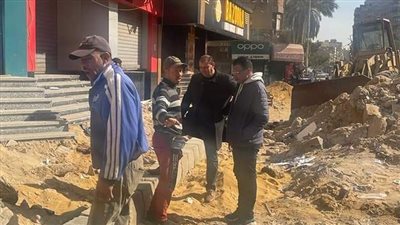 رئيس حي الهرم يتفقد أعمال الرصف والتطوير والمشروعات الخدمية (صور)