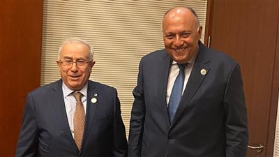 وزير الخارجية يلتقي نظيره الجزائري لبحث تعزيز العمل الجماعي الأفريقي