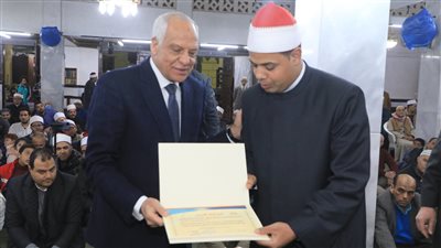 تكريم ماهر فرماوي صاحب المركز المركز الأول في مسابقة حفظ القرآن (صور) 