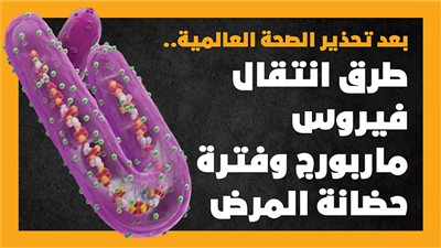 بعد تحذير الصحة العالمية.. طرق انتقال فيروس ماربورج وفترة حضانة المرض (انفوجراف)