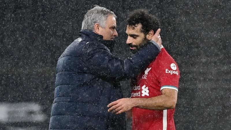 محمد صلاح ومورينيو،