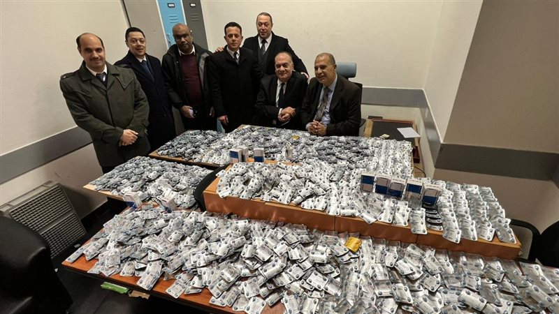 المضبوطات بحوزة رجال