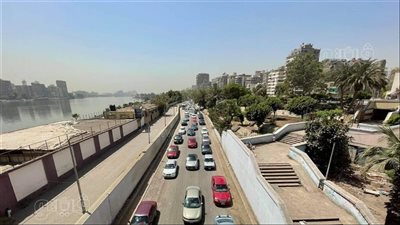 انسياب مروري وكثافات متحركة في شوارع القاهرة والجيزة
